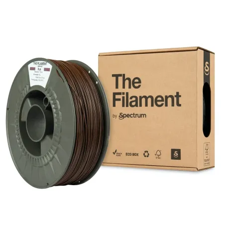 THE FILAMENT by Spectrum – PLA - Diâmetro 1,75mm – Bobine 1kg – Cor Bison Brown
