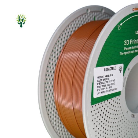 PLA Brown 1kg Lotactree | Filamento 3D 1,75mm