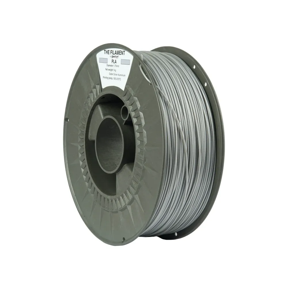 PLA Silver Aluminium 1kg Spectrum | THE FILAMENT | Filamento 3D 1,75mm