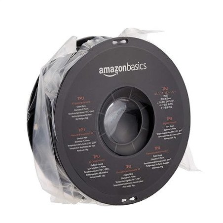 TPU 95A Black - Diâmetro 1,75mm Bobine 1kg - Amazon Basics
