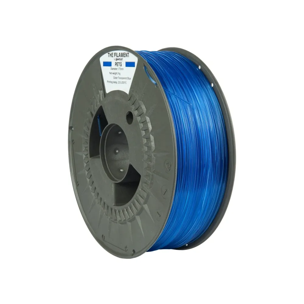 PETG Transparent Blue 1kg Spectrum | THE FILAMENT | Filamento 3D 1,75mm