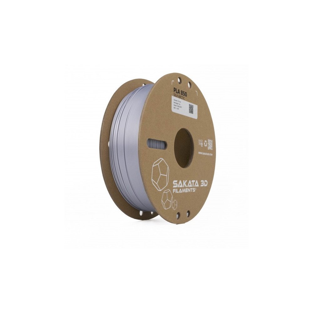 PLA 850 SILK ARCTIC Diâmetro 1,75mm Bobine 1kg - Sakata 3D PLA 850 SILK ARCTIC Diâmetro 1,75mm Bobine 1kg - Sakata 3D