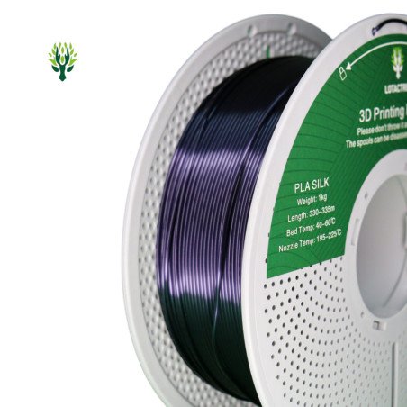 PLA SILK Black - Diâmetro 1,75mm Bobine 1kg - Lotactree