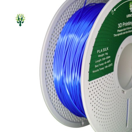 PLA SILK Blue - Diâmetro 1,75mm Bobine 1kg - Lotactree